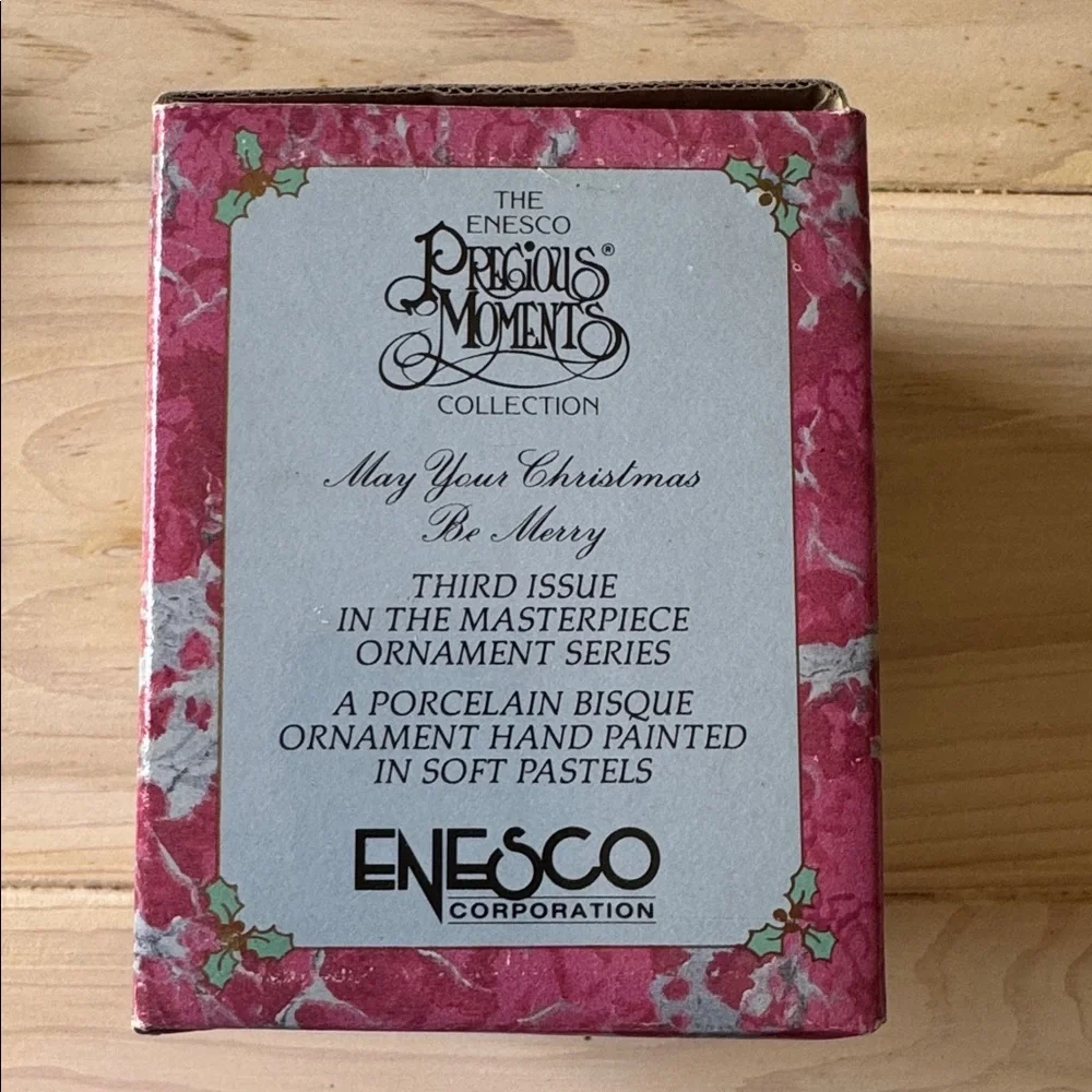 Special 1991 Issue Precious Moments “May Your Christmas Be Merry” Ornament